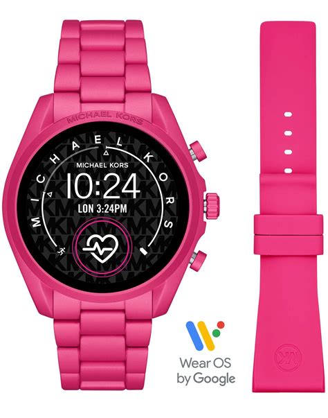 michael kors smartwatch pink|michael kors smartwatch review.